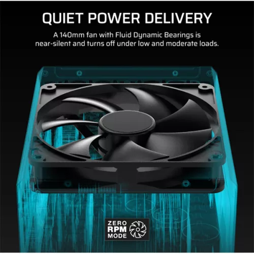 CORSAIR Tápegység Moduláris, iCUE LINK HXi SHIFT Series HX1200i SHIFT, 1200W, Cybenetics Platinum