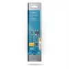 Nedis CABW22200AT05 sztereo audió kábel 3,5mm sztereo jack - 2x RCA,  Aranyozott,  0,5 m