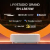 EPSON Projektor - Lifestudio Grand – EH-LS670W Gyémántfehér (3LCD, 4K Pro, 16:9, 3600 AL, 5 000 000:1, HDMI/USB/WiFi)