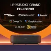EPSON Projektor - Lifestudio Grand – EH-LS670B Metálfekete (3LCD, 4K Pro, 16:9, 3600 AL, 5 000 000:1, HDMI/USB/WiFi)