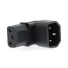 Nedis CEGB1190BK táp dugó 90°-os, IEC-320-C14 - IEC-320-C13, pipa