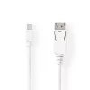 Nedis CCGB37404WT20 DisplayPort 1.4 kábel, displayport dugó - mini display port dugó, 8K@60Hz, 2m