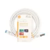 Nedis CCGL85330WT30 S/FTP Cat6 patch kábel, RJ45, 10/100/1000  és 10 000 Mbps thernet sebességet támogat, LSZH, 3m