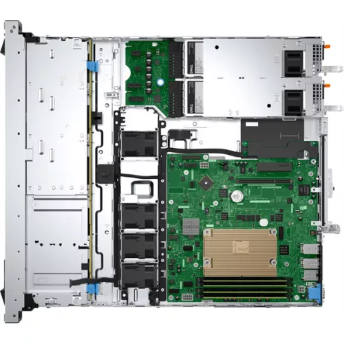DELL ISG szerver - PE R360 rack (4x3.5"), 8C E-2468 2.6GHz, NoRAM, NoDisk; H755, iD9 Ba., 2x700W.