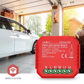   Nedis ZBGDN10RD smart Garázskapu-nyitó | 2,5 W | Terminál csatlakozás | Alkalmazás elérhető: Android™ / IOS