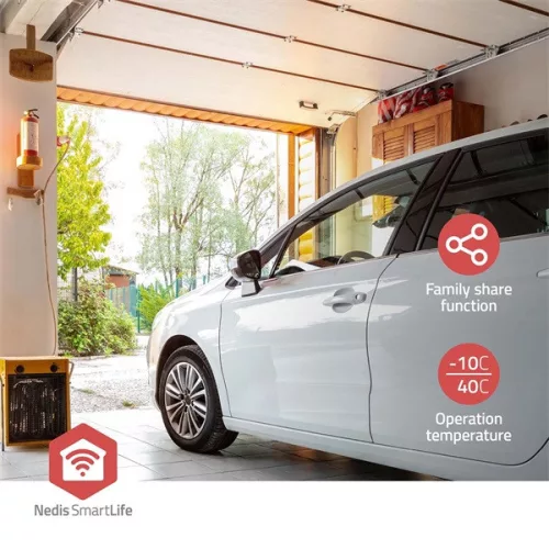 Nedis ZBGDN10RD smart Garázskapu-nyitó | 2,5 W | Terminál csatlakozás | Alkalmazás elérhető: Android™ / IOS