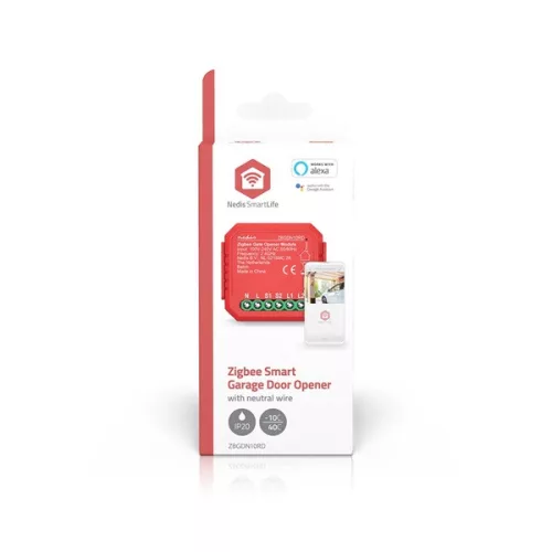 Nedis ZBGDN10RD smart Garázskapu-nyitó | 2,5 W | Terminál csatlakozás | Alkalmazás elérhető: Android™ / IOS