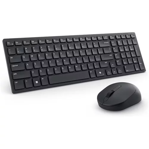 DELL Pro Compact Vezeték nélküli Billentyűzet + egér silent KM555 - UK (QWERTZ) - Fekete