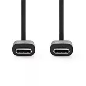   Nedis CCGB60700BK10 USB C - USB C (USB-C) kábel, USB2.0, 60W, hossz 1m