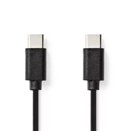 Nedis CCGB60700BK10 USB C - USB C (USB-C) kábel, USB2.0, 60W, hossz 1m