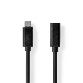   Nedis CCGL64010BK10 USB 3.2 Gen 1, USB C (USB-C) hosszabítókábel, 60W, 4K@60Hz, 5 Gbps, hossz 1m