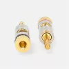 Nedis Profigold CATB26900GD aranyozott fém banándugó, 2db/csomag
