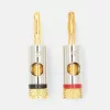 Nedis Profigold CATB26900GD aranyozott fém banándugó, 2db/csomag