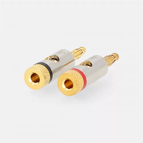 Nedis Profigold CATB26900GD aranyozott fém banándugó, 2db/csomag