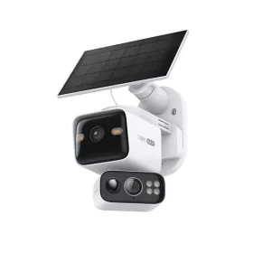   TP-LINK Wireless Kamera Cloud kültéri Dual + Okos Solar Panel IP65 1xSIM foglalat, TAPO C645D KIT