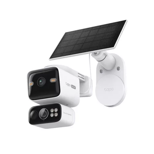 TP-LINK Wireless Kamera Cloud kültéri Dual + Okos Solar Panel IP65 1xSIM foglalat, TAPO C645D KIT
