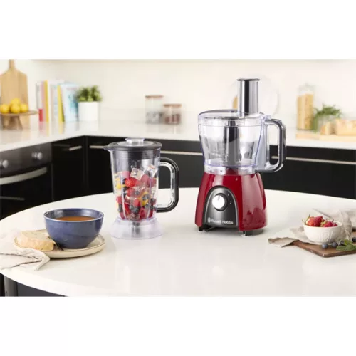 RUSSEL HOBBS DESIRE 27110-56/RH Desire Red konyhai robotgép, többfunkciós, rozsdamentes acél pengék, piros