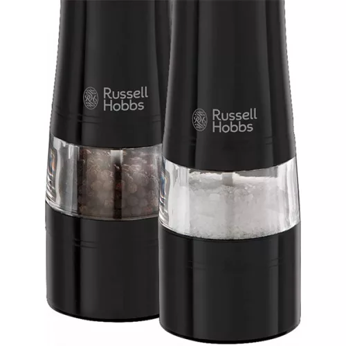 RUSSEL HOBBS 28010-56/RH só- és borsőrlő, állítható őrlés, kézi, kompakt kivitel, Fekete