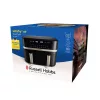 RUSSEL HOBBS SatisFry 27680-56/RH dupla kosaras 9 L Airfryer, fekete/pezsgő