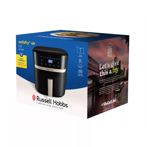RUSSEL HOBBS SATISFRY 27630-56/RH 8,3L air fryer, fekete–champagne