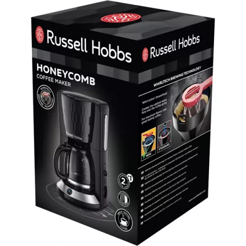 RUSSEL HOBBS Honeycomb 27011-56/RH kávéfőző, fekete, kompakt háztartási kivitel