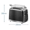 RUSSEL HOBBS MATTE BLACK 26150-56/RH kétszeletes kenyérpirító, matt fekete