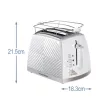 RUSSEL HOBBS Groove 26391-56/RH 2S kenyérpirító, 2 szeletes, fehér