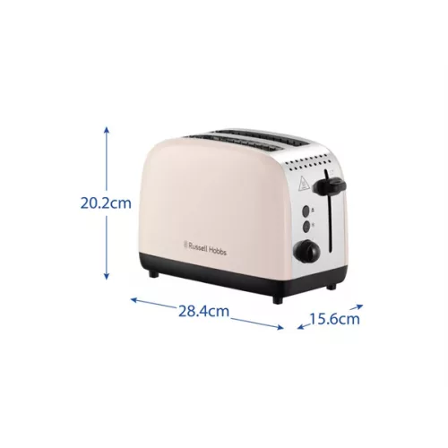 RUSSELL HOBBS 26930-56/RH Colours Plus 2-szeletes kenyérpirító, Jasmine szín