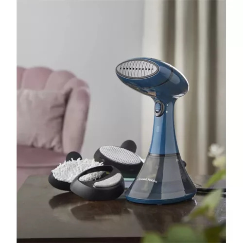 RUSSEL HOBBS STEAM GENIE 27220-56/RH kézi gőzölő, kék, hordozható steamer ruhákhoz és textíliákhoz