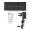 Nedis VSWI3475AT HDMI kapcsoló, 5x HDMI bemenet | 1x HDMI kimenet, 4K@60Hz | 18 Gbps | Távirányítós