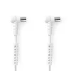 Nedis CSGL40120WT30 koax RF kábel, koax férfi (dugó), koax nő (aljzat), 120 dB, 75 Ohm, Négyszeresen árnyékolt, 3m