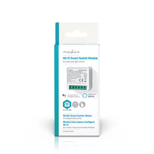 Nedis WIFIWMS10WT WIFI beépített kapcsoló modul, 3680 W, alkalmazás elérhető: Android™ / IOS