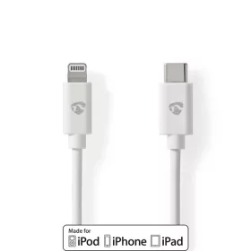   Nedis CCGL39650WT10 USB 2.0, USB-C - Apple Lightning 8-Pin kábel MFI engedélyes Apple chipkészlettel