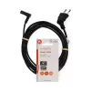 Nedis CEGL11075BK30 tápkábel IEC-320-C1, 90°-os szögben hajlított, 3m