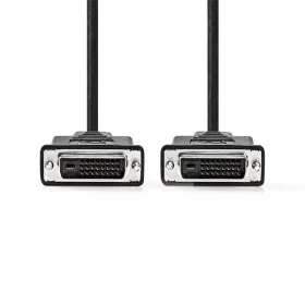 Nedis CCGP32001BK30 DVI-D 24+1p kábel, 2560x1600, hossz 3m