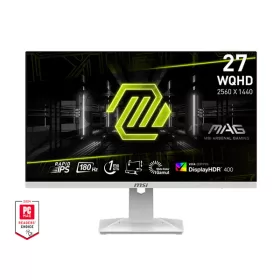   MSI Monitor GAMING MAG 274QRFW Rapid IPS 27" WQHD 2560x1440, 1000:1 CR, 300cd/m2, 1ms, 180Hz, DP, 2x HDMI, White