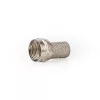 Nedis CSVC41908ME F csatlakozó, kábelbemeneti átmérő: 7,5 mm, 75 Ohm, 25 db/csomag