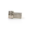 Nedis CSVC41908ME F csatlakozó, kábelbemeneti átmérő: 7,5 mm, 75 Ohm, 25 db/csomag