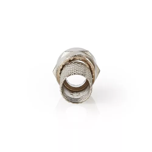 Nedis CSVC41908ME F csatlakozó, kábelbemeneti átmérő: 7,5 mm, 75 Ohm, 25 db/csomag