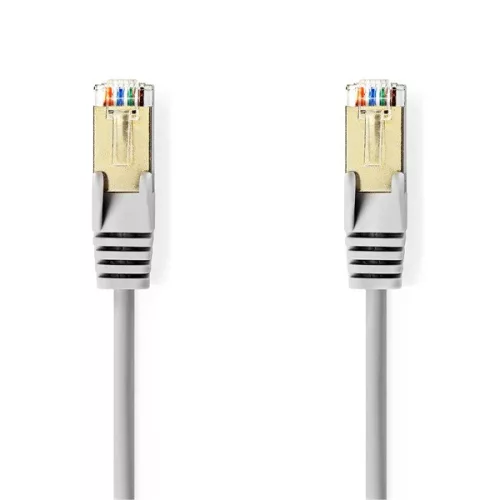 Nedis CCGB85121GY100  SF/UTP Cat5e patch kábel, RJ45, 10/100/1000 Mbit/s, hossz 10m