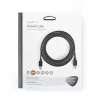 Nedis CCBW85100AT200 UTP Cat5e patch kábel, LSZH, RJ45, 10/100/1000 Mbit/s, hossz 20m, fekete