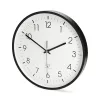 Nedis CLWA6226BK rádióvezérelt óra, 30 cm átmérő,  műanyag, csendes szerkezet