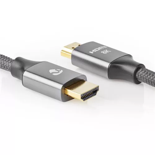 Nedis Profigold CVTB35000GY10 ultra HDMI 2.1 kábel, 8K@60Hz, 48 Gbps, 1 m