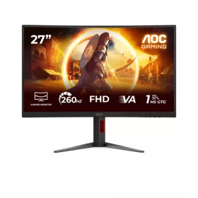   AOC Ívelt Gaming VA monitor C27G4Z2 27", 1920x1080, 16:9, 300cd/m2, 1ms, 2xHDMI/DisplayPort, áll.mag., 260Hz