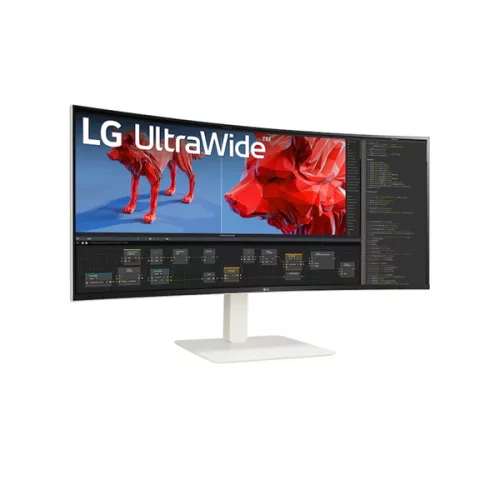 LG 144Hz Ívelt IPS monitor 37,5" 38BR85QC-W, 3840x1600, 21:9, 450cd/m2,1ms, DisplayPort/2xHDMI/USB-C, áll.mag.