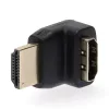 Nedis CVGB34902BK HDMI átalakító adapter, aranyozott, 270°-os szögben elforgatható, pipa