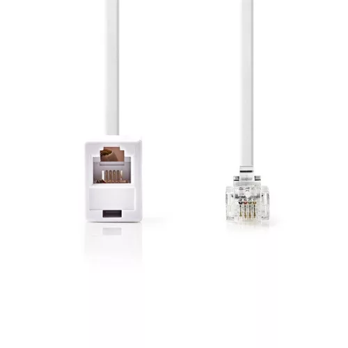 Nedis TCGL90205WT100 RJ11 hosszabító kábel, fehér