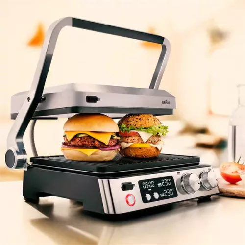 BRAUN CG7044 MultiGrill 7 rozsdamentes acél kontakt grill, 2000W, Inox