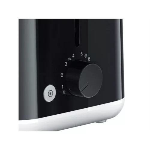 BRAUN HT1010BK Breakfast 1 2 szeletes kenyérpirító, 8 fokozat, kiolvasztó funkció, 900W, Fekete