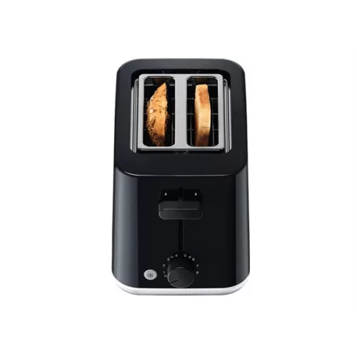 BRAUN HT1010BK Breakfast 1 2 szeletes kenyérpirító, 8 fokozat, kiolvasztó funkció, 900W, Fekete
